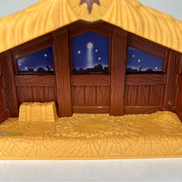 Fisher Price Little People NATIVITY STABLE SOUNDS LIGHT 2002 - Picture 5 of 9